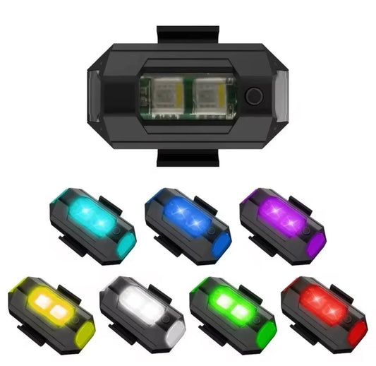 أضواء  متعددة الألوان  Led (2 قطع)