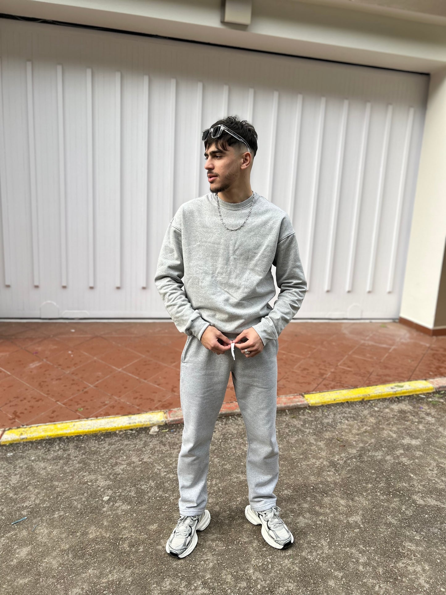 jogging open-leg oversized